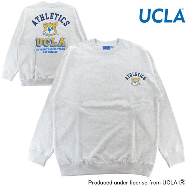 メンズ トレーナー スウェット ユーシーエルエー カジュアル UCLA 長袖 バックプリント 裏毛 ANTIBALLISTIC 254AN1TR175