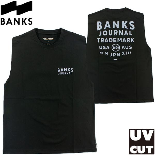 BANKS バンクス ラッシュガード メンズ 紫外線対策 UV UPF50+ タンクトップ ノースリーブ ラッシュタンク BK251MHBT01