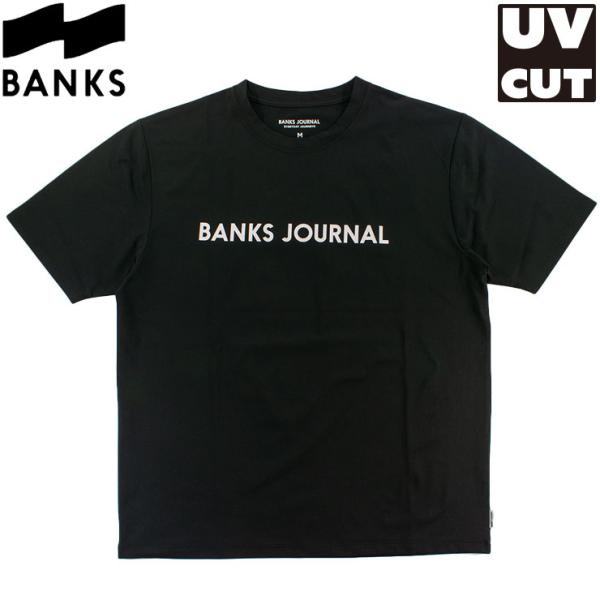 BANKS バンクス メンズ ラッシュガード UV UPF50+ 半袖 ラッシュTシャツ 紫外線対策 定番ロゴ BK251MHT01