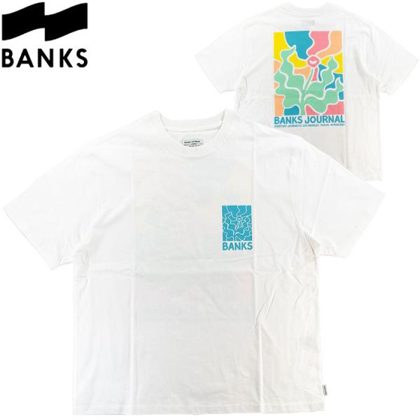 Tシャツ バンクス 半袖 ショートスリーブ TEE ブランドロゴ バックプリント サーフファッション BANKS BK251MST04