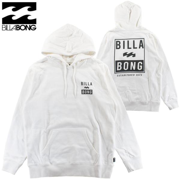 ビラボン メンズ パーカー フーディー BE012007 バックプリント ロングスリーブ 裏毛素材 スウェット トップス