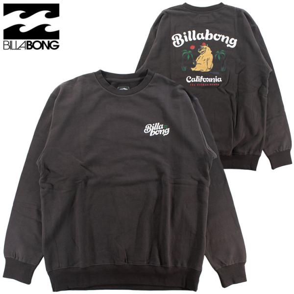 BILLABONG メンズ トレーナー スウェット クルー BE012R10 ロングスリーブ メンズ サーフ系カジュアル ビラボン