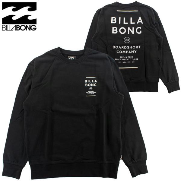 BILLABONG メンズ トレーナー スウェット クルー ロングスリーブ サンブロック サーフ系カジュアル ビラボン BF012001