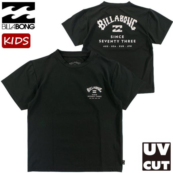 ビラボン キッズ ラッシュガード UV 日焼け防止 半袖 スイムウェア Tシャツ バックプリント BILLABONG BF015856