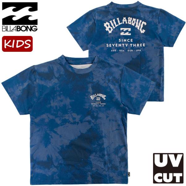 キッズ ラッシュガード 日焼け防止 ビラボン BF015856 半袖 サーフTシャツ UVウェア 定番 ロゴ BILLABONG
