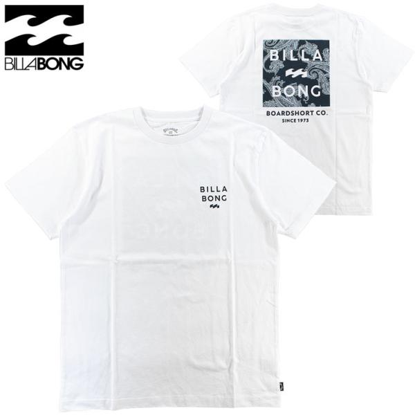 ビラボン Tシャツ 半袖 メンズ 綿100％ S/S スクエア コットンTシャツ サーフファッション BILLABONG BG011201