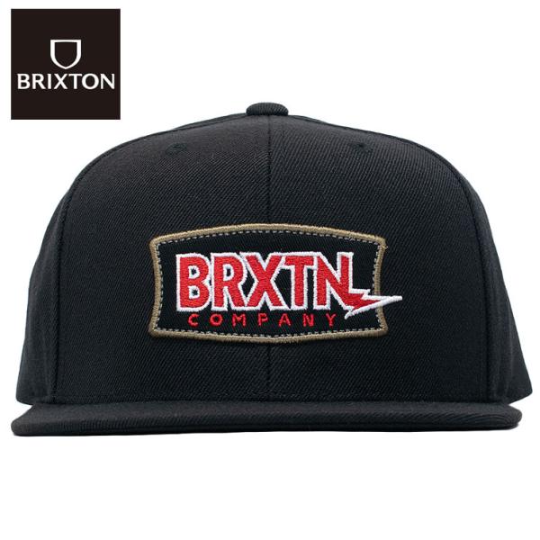 BRIXTON ブリクストン スナップバックキャップ フラットバイザー 6パネル CAP 帽子 フリーサイズ LIGHTNING MP SNPK