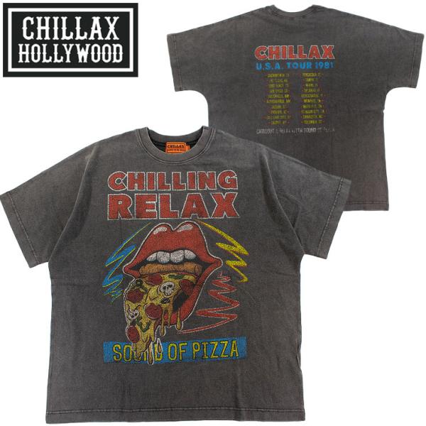 バンドT メンズ Tシャツ CHILLAX チラックス バンド ヴィンテージ 半袖