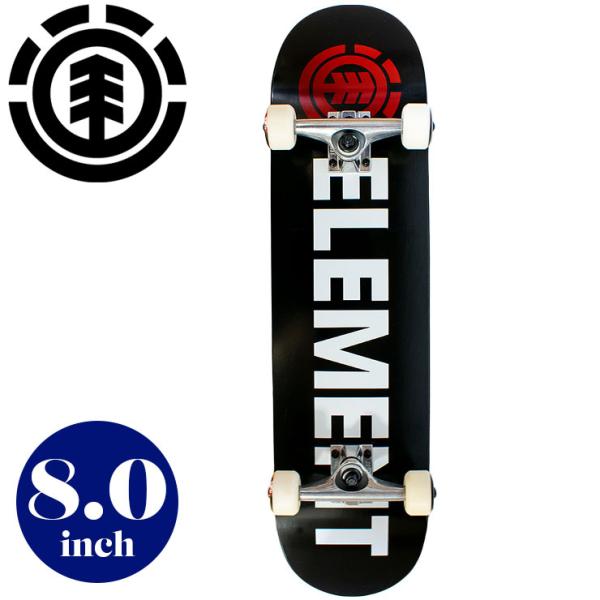 スケートボード コンプリート エレメント 8.0inch 完成品 コンプリートセット トラック付 ウィール付 ELEMENT BLAZIN