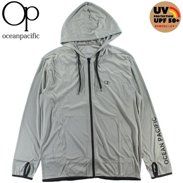 メンズラッシュガード オーピー UPF50+ 長袖パーカー 紫外線対策 日焼け防止 UVパーカー ストレッチ OP 515460