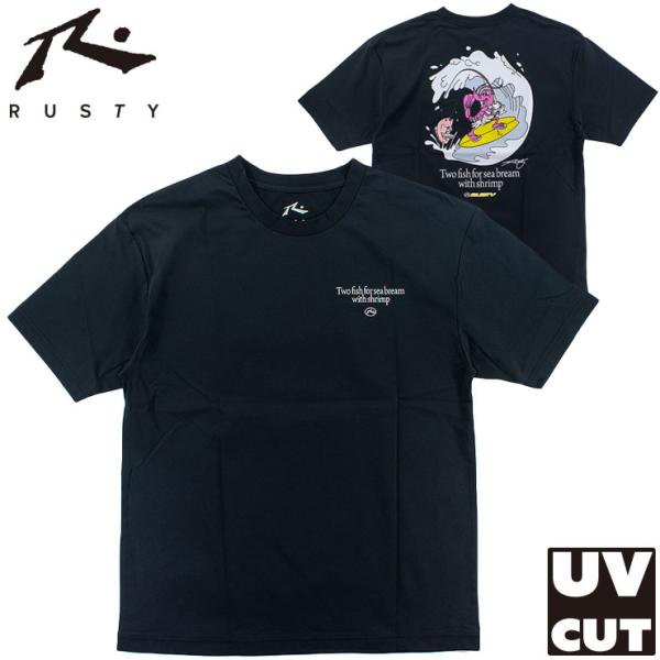 メンズ ラッシュガード ラスティー Tシャツ ラッシュT スイムウェア 水陸両用 半袖 日焼け防止 UPF50+ RUSTY 915469