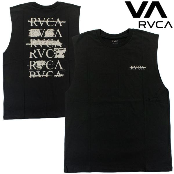 RVCA カットオフTシャツ B BE04A360 メンズ バンドTシャツ タンクトップ バックプリント サーフブランド ルカ ルーカ
