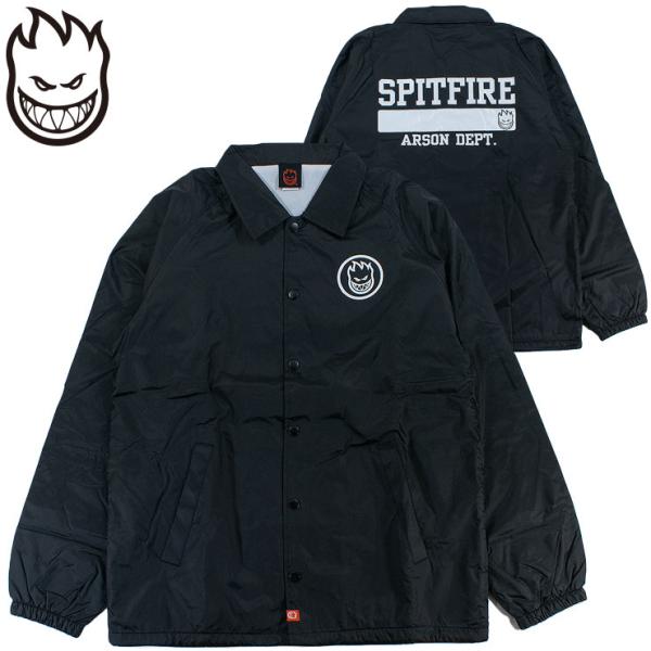 スピットファイア SPITFIRE コーチジャケット メンズ ウインドブレーカー ジャケット スケーター ARSON DEPT. BIGHEAD JACKET