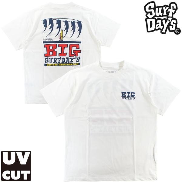 サーフデイズ メンズ ラッシュガード 吸水速乾 接触冷感 UPF50+ 半袖 ラッシュTシャツ SURF DAY'S 263SF1ST923