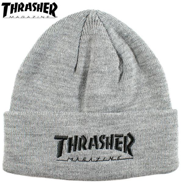 ビーニー スラッシャー ニットキャップ 帽子 BEANIE スケーター ファッション 男女兼用 THRASHER 20TH-N52