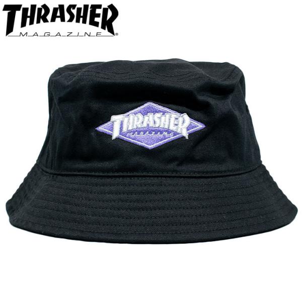 スラッシャー バケットハット バケハ サファリハット 帽子 ハット HAT メンズ レディース ワンポイント THRASHER 21TH-H04