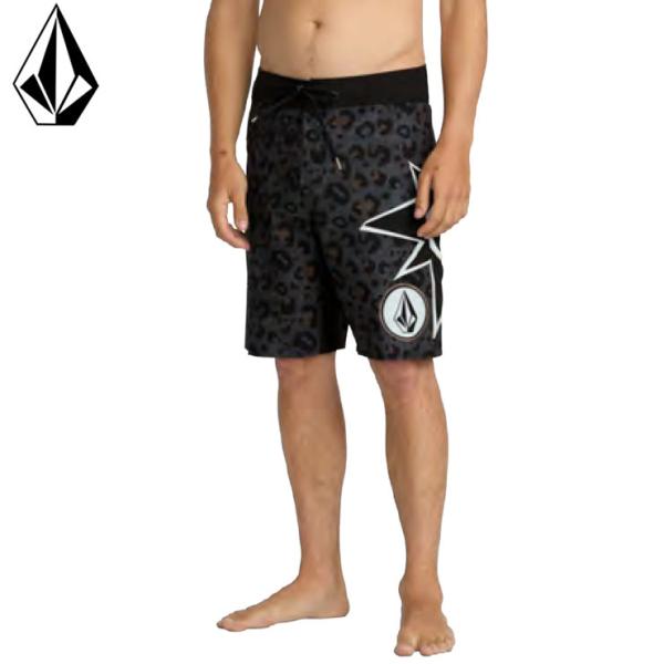 ボルコム サーフパンツ 水着 ストレッチ 総柄 短パン 20インチ ボードショーツ メンズ トランクス VOLCOM A0822501