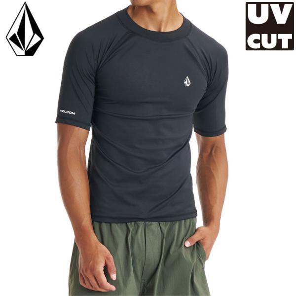 メンズ ラッシュガード ボルコム ラッシュT UPF50+ 日焼け防止 ショートスリーブ 半袖 スイムウェア VOLCOM VLY261013