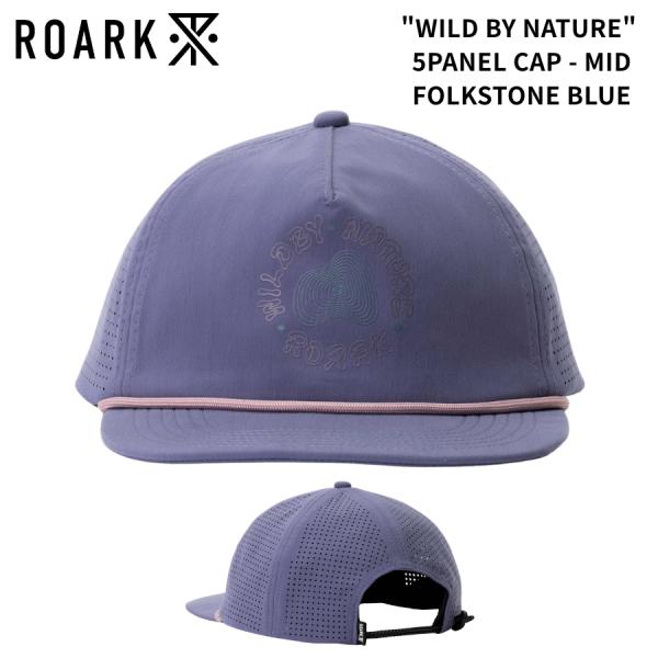 ROARK ロアーク WILD BY NATURE 5PANEL CAP MID キャップ メッシュ COOLMAX RHJ1223-FLB