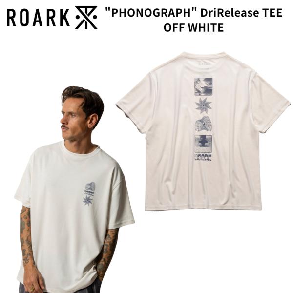 ROARK PHONOGRAPH DriRelease TEE ロアーク 半袖Tシャツ 吸汗速乾 軽量 ドライTシャツ RTJDR1220-WWH