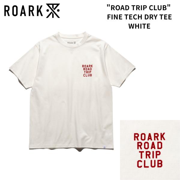 ROARK ロアーク ROAD TRIP CLUB FINE TECH DRY TEE メンズ Tシャツ 半袖 ドライ 速乾 吸湿 消臭 アウトドア キャンプ スポーツ RTJF1220