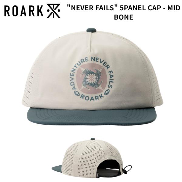 ROARK ロアーク NEVER FAILS 5PANEL CAP MID キャップ メッシュ COOLMAX RHJ1222-BON
