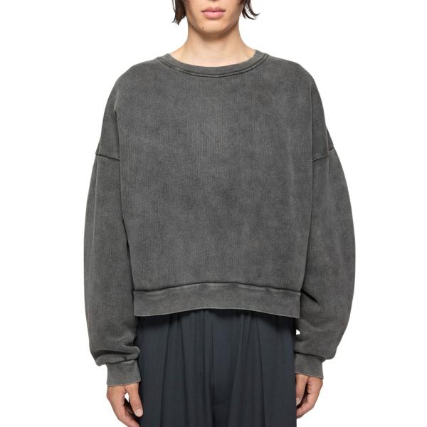 【Acne studios】アクネ スウェット コットン ロゴ ブラック Acne Studios ACNE STUDIOS アクネストゥディオズ ロゴワッペン