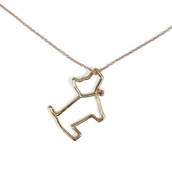 ALIITA アリータ PERRITO PURO ネックレス 犬 ALIITA アリータ PERRITO ZAFIRO ROSA 犬モチーフ チェーン