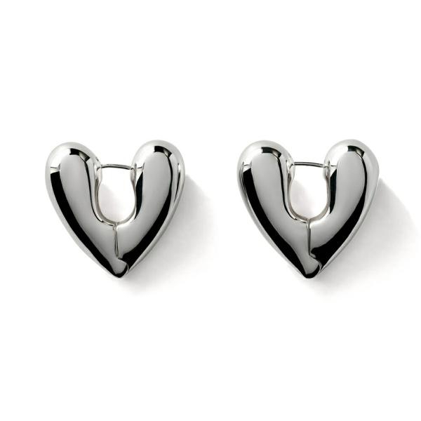 ANNIKA INEZ ハートピアス ラージ ANNIKA INEZ】HEART HOOPS ラージピアス（ゴールド） | goldand