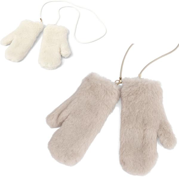 【試着のみ】マックスマーラMax Mara テディ　ミトン　手袋　OMBRATO Max Mara MAX MARA マックスマーラ OMBRATO 手袋 ミトン