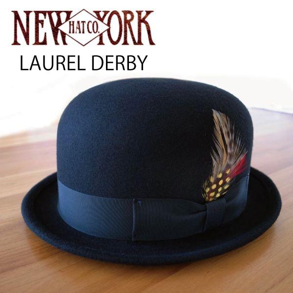 NEW YORK HAT ニューヨークハット ローレルダービー フェルトハット