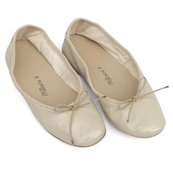 Porselli ベージュ バレエシューズ 24cm/size 38 E.PORSELLI PORSELLI ポルセリ レディース バレエシューズ ベージュ