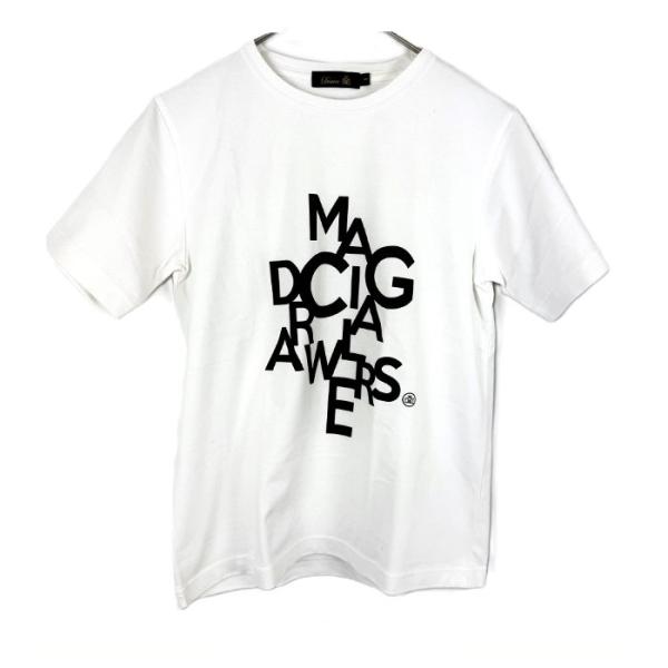 Drawer - drawer ドゥロワー ロゴtシャツ ドゥロワー Drawer コットンTシャツ ロゴプリント カジュアル オフ