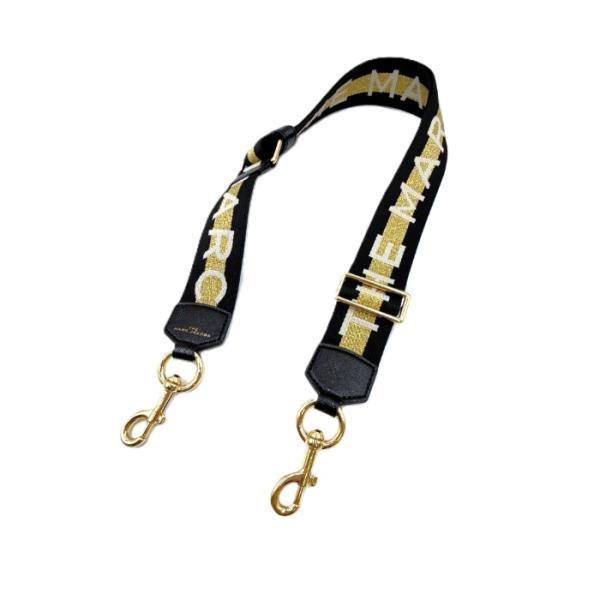 マークジェイコブス MARC JACOBS ショルダーストラップ ロゴ ラメ