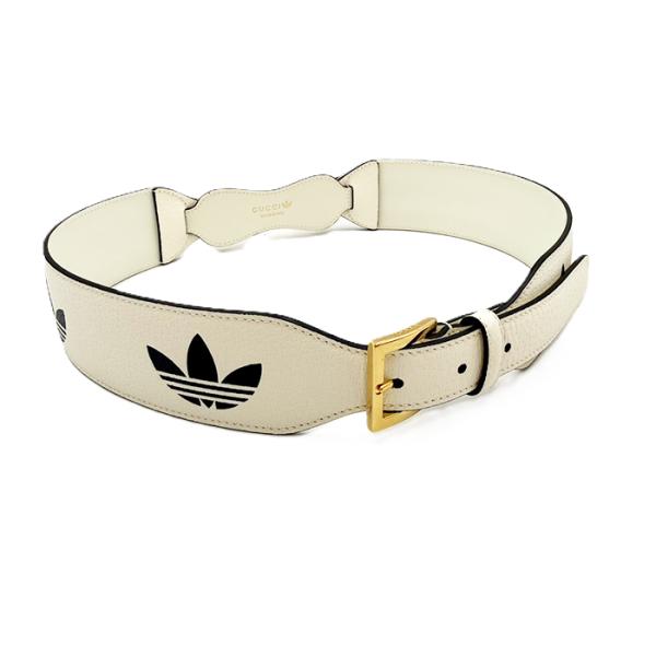 GUCCI  コラボ グッチ アディダス ベルト シェリーライン GUCCI × adidas グッチ アディダス コラボ ベルト ホワイト 送料無料