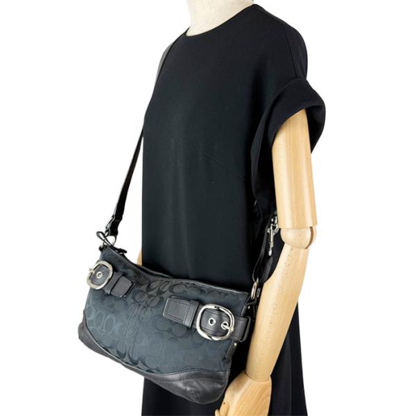 COACH シグネチャー キャンバス レザー ハンドバッグ オールドコーチ コーチ COACH シグネチャー ショルダーバッグ 斜めがけ レザー