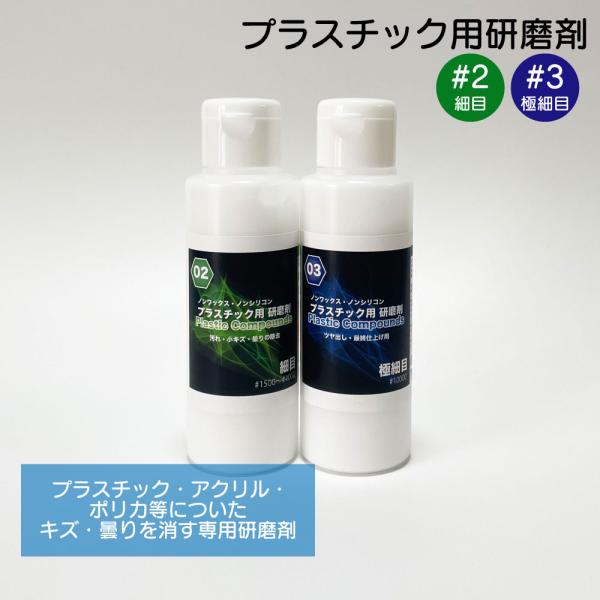 プラスチック磨き 研磨剤100g 2本 2 3 セット アクリル プラスチック ポリカ用 Pp23 100 お掃除ソムリエ ディーシー ラボ 通販 Yahoo ショッピング