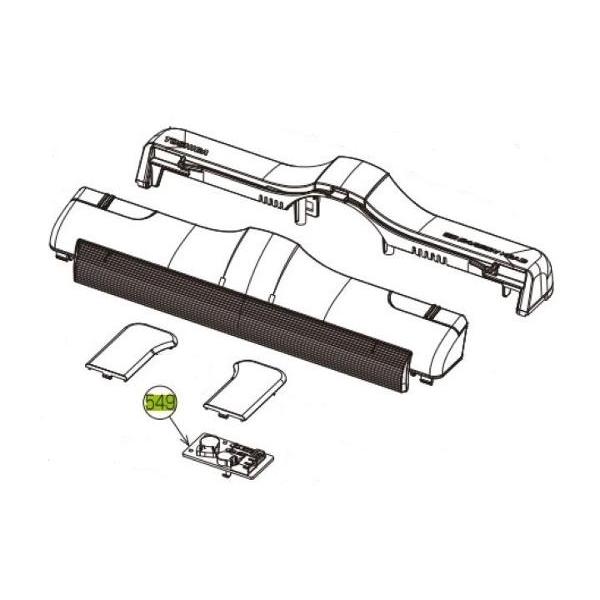 東芝 その他・家電周辺 掃除機用ブラシ部分の基板 4145H863 ※画像549番部分です