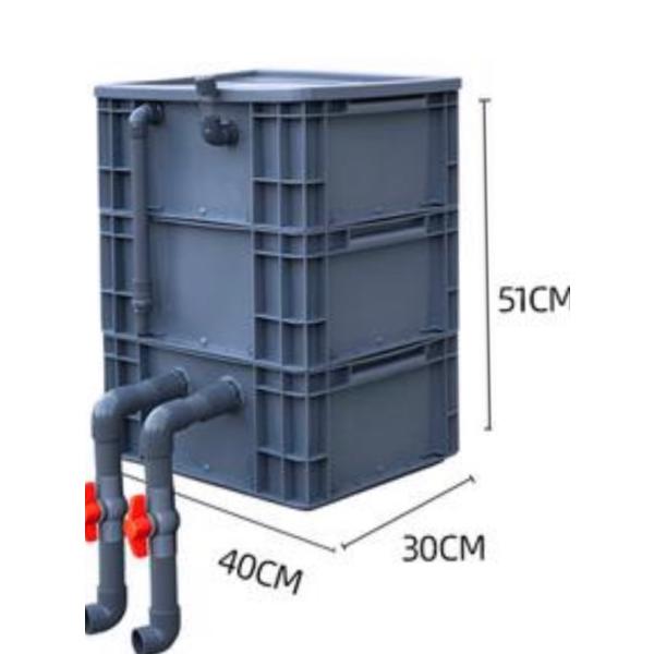 ろ材1段満タン付き市場最強万能濾過装置、池大型水槽濾過層最強フィルター送料込み ろ過装置ろ材1段満タン万能濾過装置、池大型水槽濾過層最強