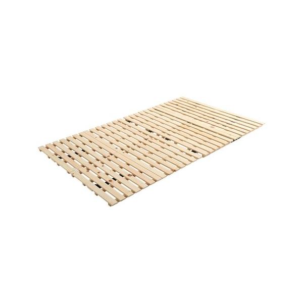 通気性　すのこベッド　二つ折り式　檜仕様　セミダブル　【涼風】 すのこベッド二つ折り式 檜仕様(セミダブル)【涼風】 ［メーカー
