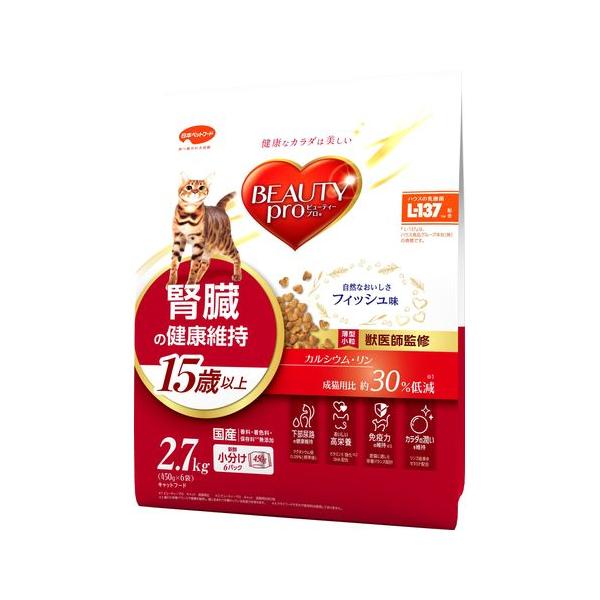 他サイト： ビューティープロ キャット　ドライフード/腎臓の健康維持　15歳以上 2.7kgの商品画像