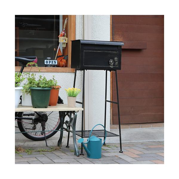 他サイト： 不二貿易 ガーデンポスト 横型 置き型/35500 ローズの商品画像