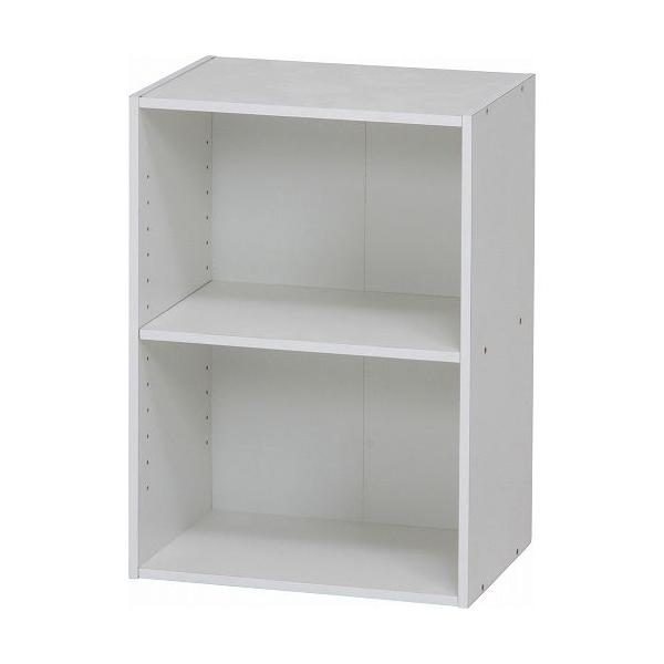 限界を越えし者　2BOX テープ付き 不二貿易 カラーボックス可動棚 幅418x奥行290x高さ590mm/96613