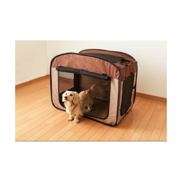 犬用クレート　ケージ　ブラウン　20kgまで対応 折りたたみアイリスオーヤマ Amazon | アイリスオーヤマ 犬 猫 ケージ 折りたたみ アウトドア