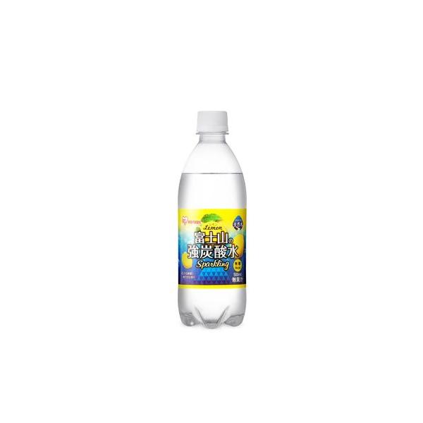 炭水化物大好き アイリスオーヤマ 富士山の強炭酸水500mlレモン(ケース)/500ml