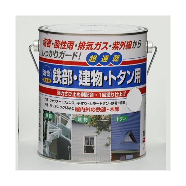 ニッペ 鉄部・建物・トタン用/1.6L 23ロイヤルグリーン ニッペ 鉄部・建物・トタン用/1.6L 23ロイヤルグリーン