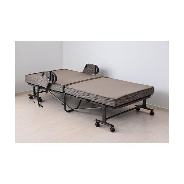 スプリングマットレス付電動折りたたみベッド ELB-5(S)J Amazon｜山善(YAMAZEN) スプリングマットレス付電動折りたたみ