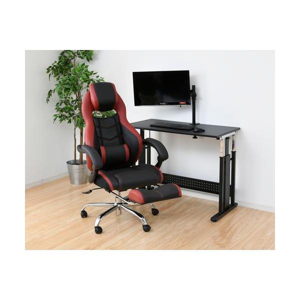 eスタイルチェア YAMAZEN ESC-89 ブルー 山善 ゲーミングチェア