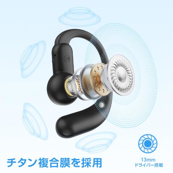 MH22259(BK)�u���b�N MONSTER Bluetooth�I�[�v���C���[�C���z�� Open Ear AC550 ���i�摜4