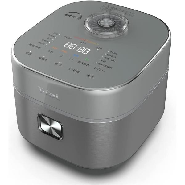 美品 T-fal 遠赤外線IH 炊飯器 5.5合 メタリック RK880CJP Amazon.co.jp: ティファール 炊飯器 5.5合 遠赤外線 高火力IH お
